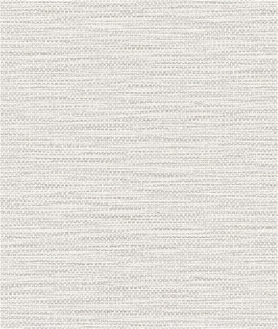 Lillian August Faux Linen Weave Cove Gray Wallpaper