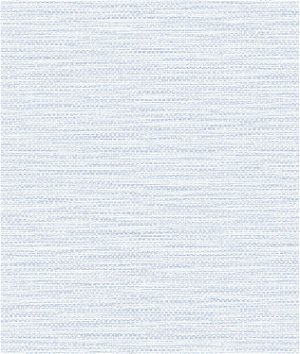 Lillian August Faux Linen Weave Blue Frost Wallpaper