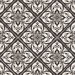 Lillian August Plumosa Tile Ebony & Silver Wallpaper