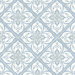 Lillian August Plumosa Tile Carolina Blue & Arrowroot Wallpaper