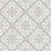 Lillian August Plumosa Tile Cove Gray & Silver Wallpaper