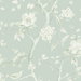 Lillian August Southport Floral Trail Sea Glass & Ivory Wallpaper