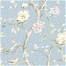 Lillian August Southport Floral Trail Sky Blue &amp; Arrowroot Wallpaper thumbnail image 1 of 2