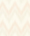 Lillian August Regent Flamestitch Stringcloth Soft Melon & Arrowroot Wallpaper