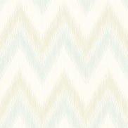 Lillian August Regent Flamestitch Stringcloth Sea Glass & Eggshell Wallpaper