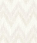 Lillian August Regent Flamestitch Stringcloth Winter Fog & Eggshell Wallpaper