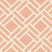 Lillian August Block Trellis Melon & Arrowroot Wallpaper