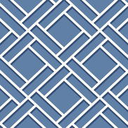 Lillian August Block Trellis Coastal Blue & Navy Wallpaper