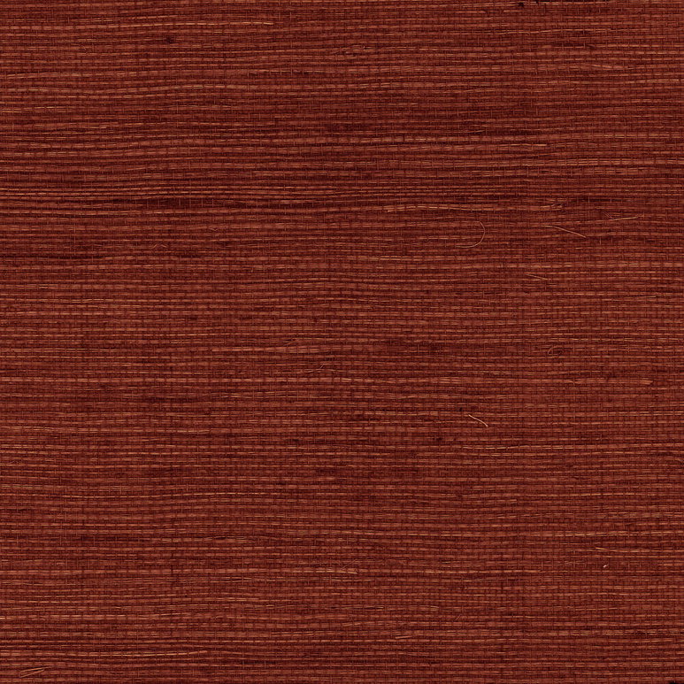 Lillian August Sisal Grasscloth Cabernet Wallpaper