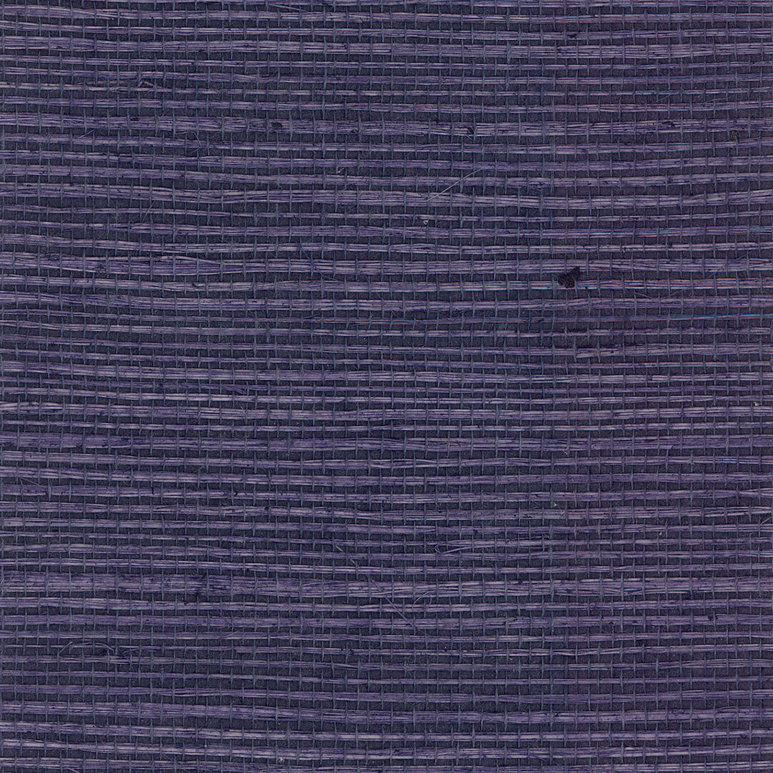 Lillian August Sisal Grasscloth Indigo Wallpaper