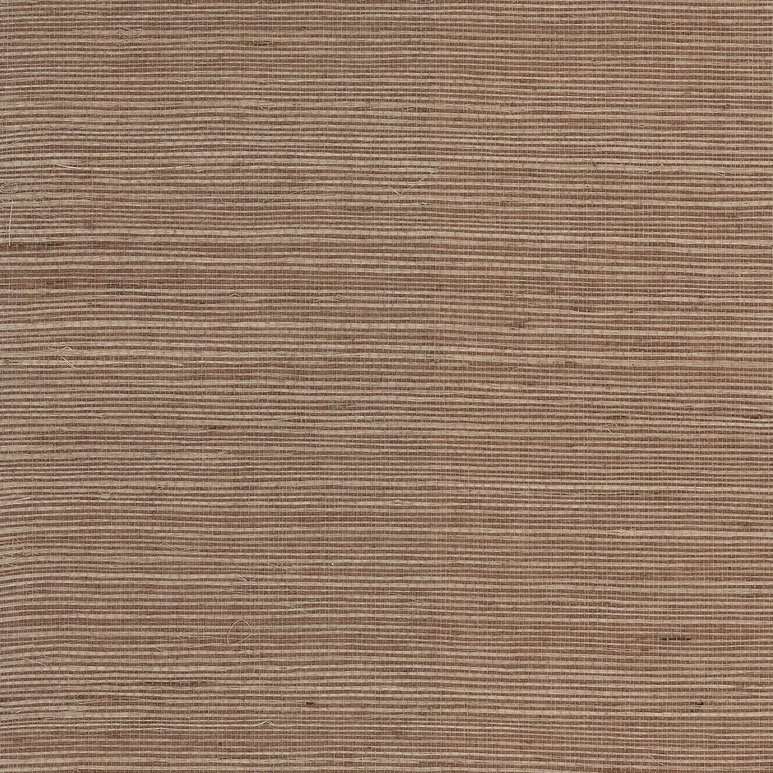 Lillian August Sisal Grasscloth Smokey Mauve Wallpaper