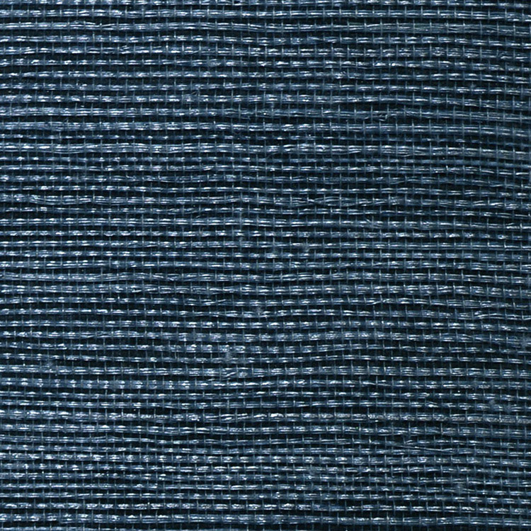 Lillian August Sisal Grasscloth Deep Sea Wallpaper