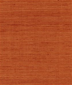 Lillian August Sisal Grasscloth Blood Orange Wallpaper