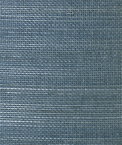 Lillian August Abaca Grasscloth Bluestone Wallpaper