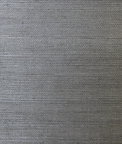Lillian August Sisal Grasscloth Graphite Wallpaper