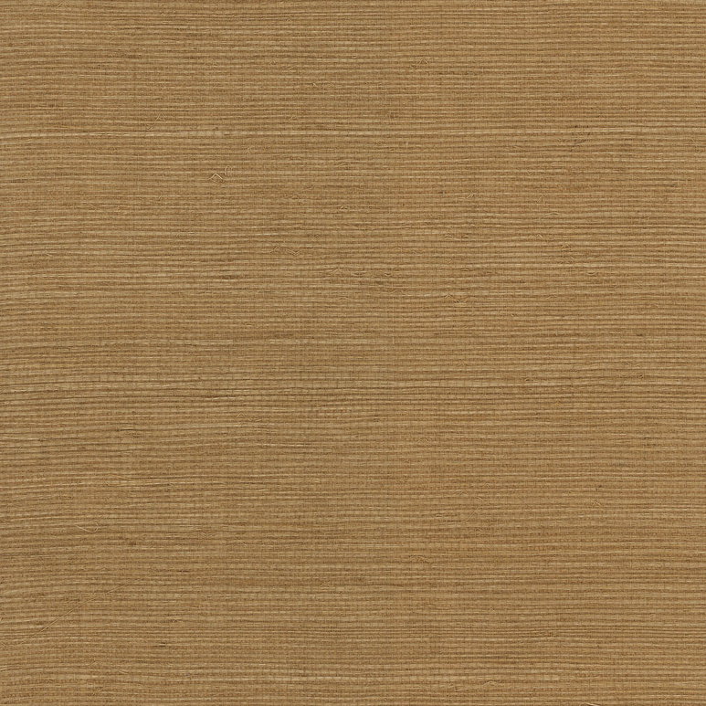 Lillian August Sisal Grasscloth Golden Walnut Wallpaper