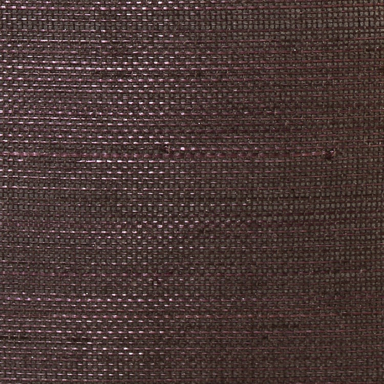 Lillian August Abaca Grasscloth Deep Plum Wallpaper