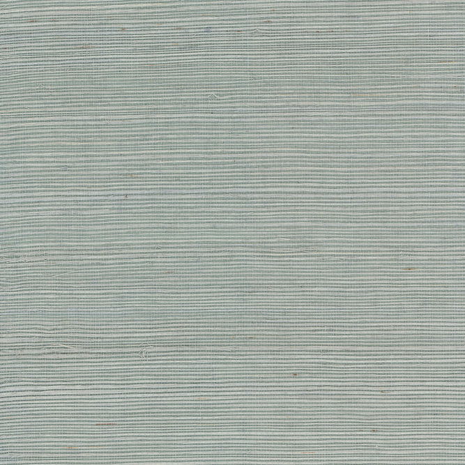 Lillian August Sisal Grasscloth Powder Blue Wallpaper