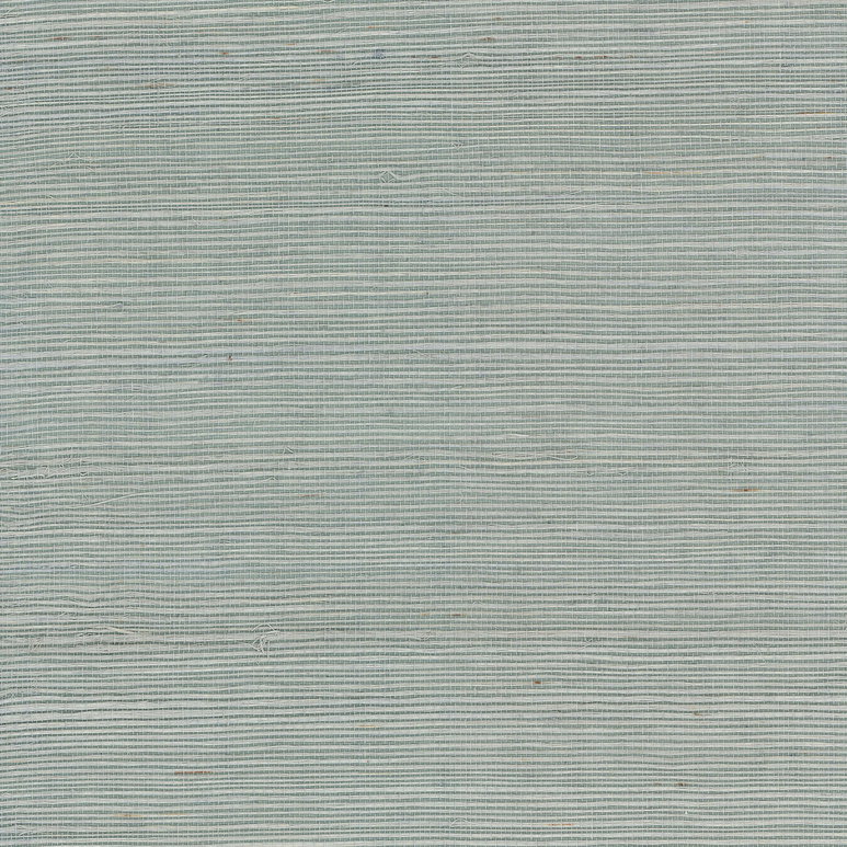 Lillian August Sisal Grasscloth Powder Blue Wallpaper