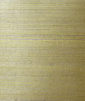 Lillian August Sisal Grasscloth Metallic Gold & Aloe Wallpaper