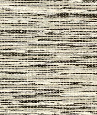 Lillian August Sisal Grasscloth Ivory & Jet Black Wallpaper