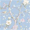 Lillian August Southport Floral Trail Sky Blue & Arrowroot Fabric - Image 1