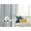 Lillian August Southport Floral Trail Sky Blue & Arrowroot Fabric - Image 2