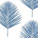 Lillian August Peel & Stick Maui Palm Coastal Blue Wallpaper