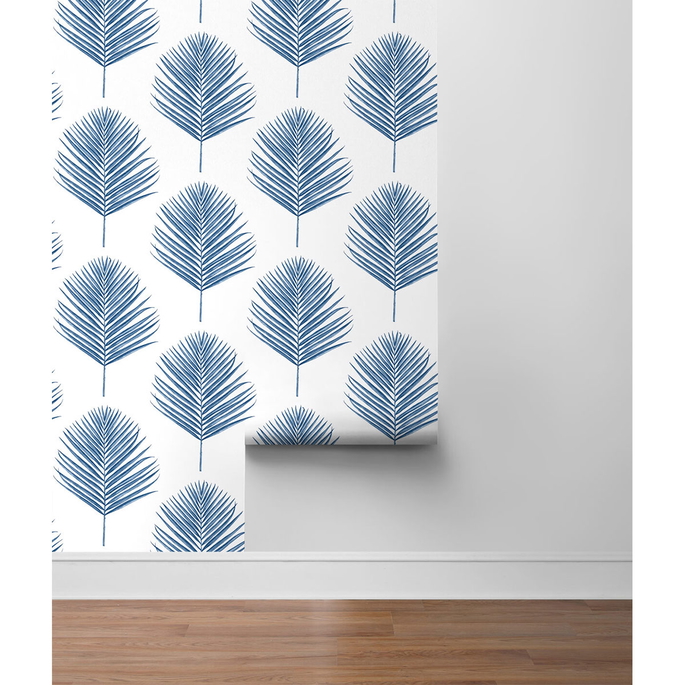 Lillian August Peel &amp; Stick Maui Palm Coastal Blue Wallpaper image 4 of 4