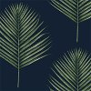 Lillian August Peel & Stick Maui Palm Midnight Blue & Paradise Green Wallpaper - Image 1