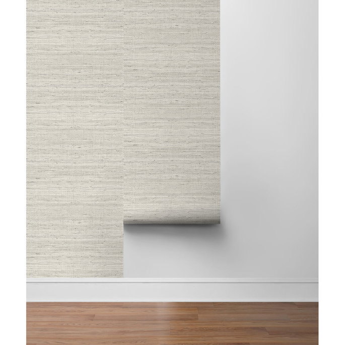 Lillian August Peel &amp; Stick Luxe Weave Lunar Rock Wallpaper image 4 of 4