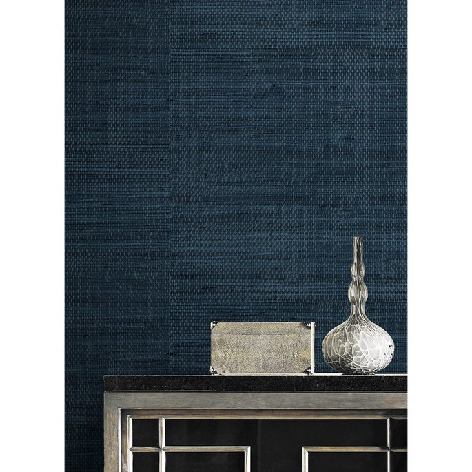 Lillian August Peel &amp; Stick Luxe Weave Coastal Blue Wallpaper image 3 of 4