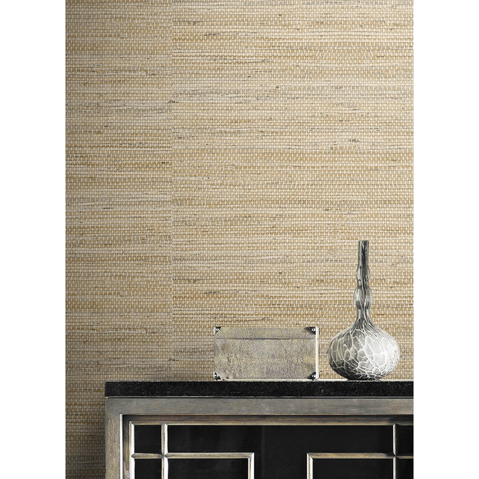 Lillian August Peel &amp; Stick Luxe Weave Chamomile Wallpaper image 3 of 4