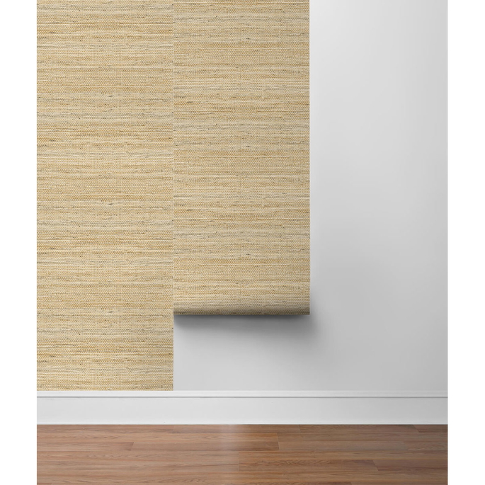 Lillian August Peel &amp; Stick Luxe Weave Chamomile Wallpaper image 4 of 4