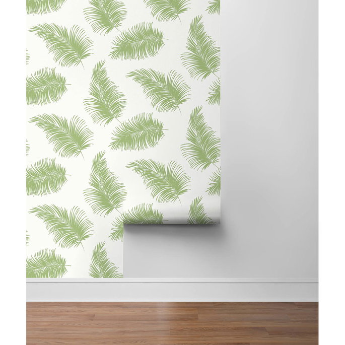 Lillian August Peel &amp; Stick Tossed Palm Summer Fern Wallpaper image 4 of 4