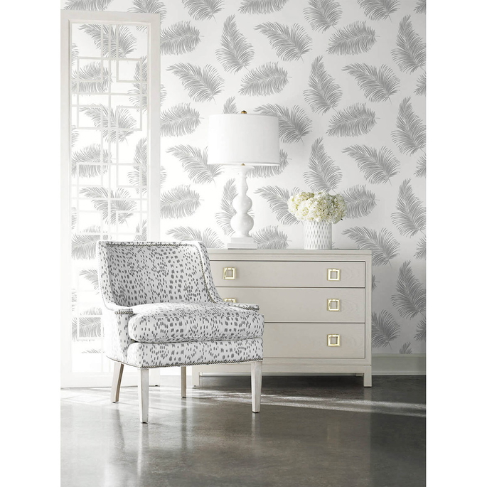 Lillian August Peel &amp; Stick Tossed Palm Alloy Wallpaper image 2 of 4