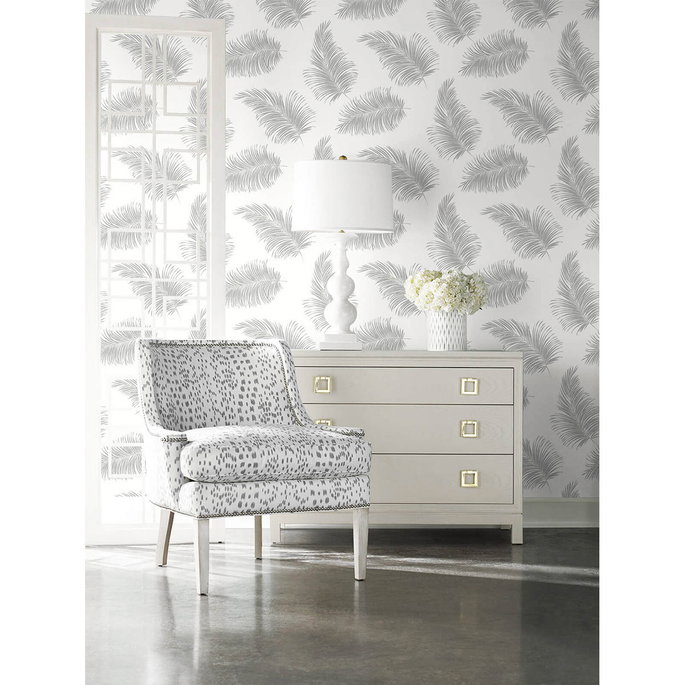 Lillian August Peel &amp; Stick Tossed Palm Alloy Wallpaper image 2 of 4