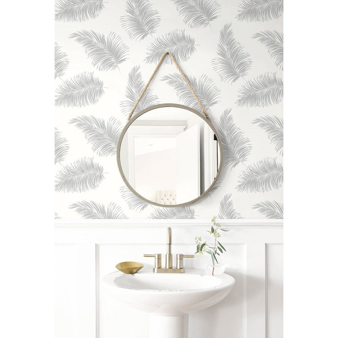 Lillian August Peel &amp; Stick Tossed Palm Alloy Wallpaper image 3 of 4
