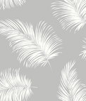 Lillian August Peel & Stick Tossed Palm Harbor Mist Wallpaper