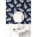 Lillian August Peel &amp; Stick Tossed Palm Navy Blue Wallpaper thumbnail image 3 of 4