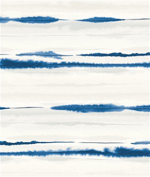 Lillian August Peel & Stick Horizon Stripe Blue Oasis Wallpaper