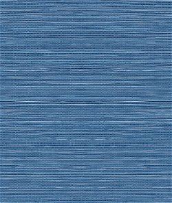 Lillian August Peel & Stick Luxe Sisal Coastal Blue Wallpaper