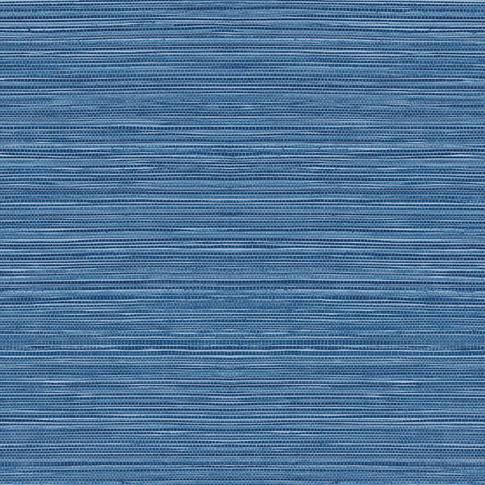 Lillian August Peel &amp; Stick Luxe Sisal Coastal Blue Wallpaper image 1 of 4