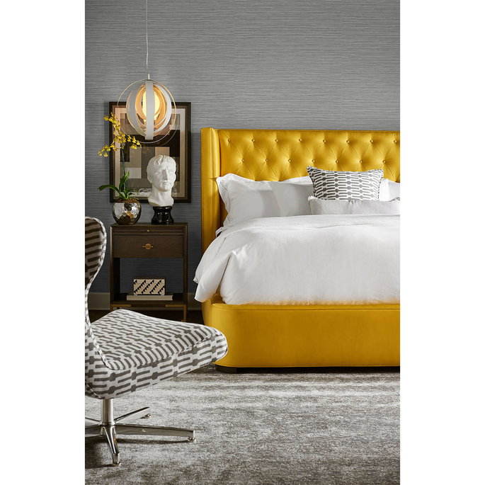 Lillian August Peel &amp; Stick Luxe Sisal Harbor Mist Wallpaper image 2 of 4