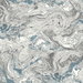 Lillian August Peel & Stick Faux Marble Lunar Rock & Cerulean Wallpaper