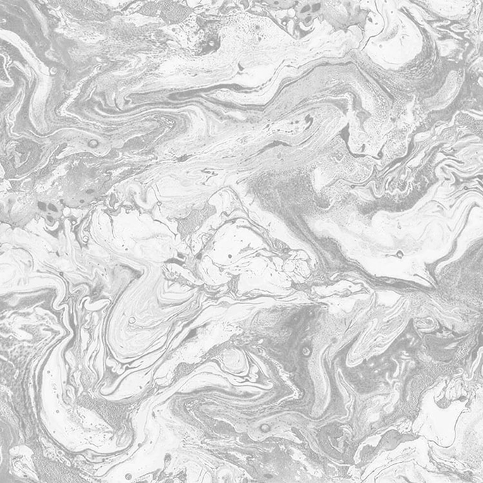 Lillian August Peel &amp; Stick Faux Marble Calcutta &amp; Metallic Silver Wallpaper image 1 of 4