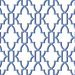 Lillian August Peel & Stick Coastal Lattice Riviera Blue Wallpaper