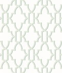 Lillian August Peel & Stick Coastal Lattice Seaglass Wallpaper