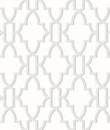Lillian August Peel & Stick Coastal Lattice Harbor Mist Wallpaper