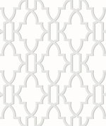 Lillian August Peel & Stick Coastal Lattice Harbor Mist Wallpaper